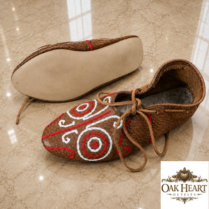 Medieval Viking Leather Shoes – Renaissance Faire, LARP & Historical Costume Footwear