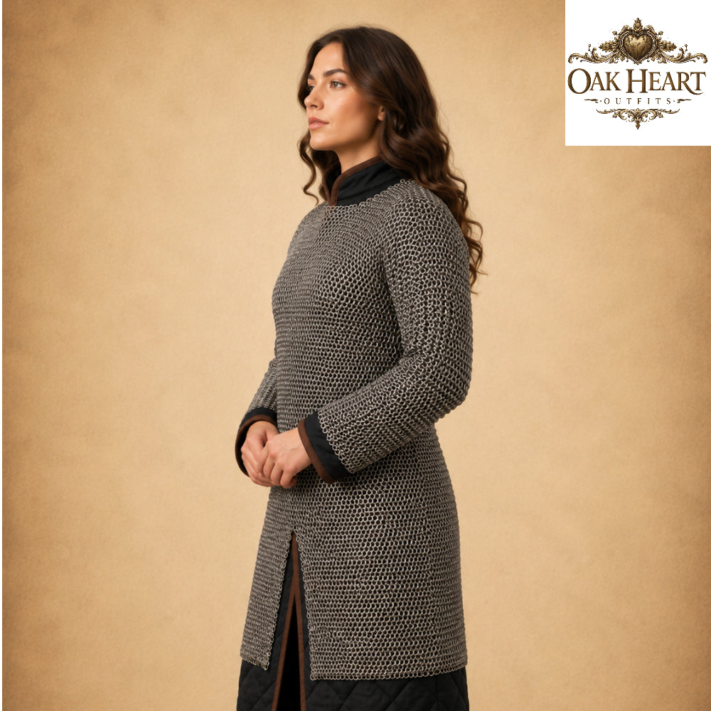 Chainmail Shirt – 9mm Round Riveted With Washers Medieval Armor
