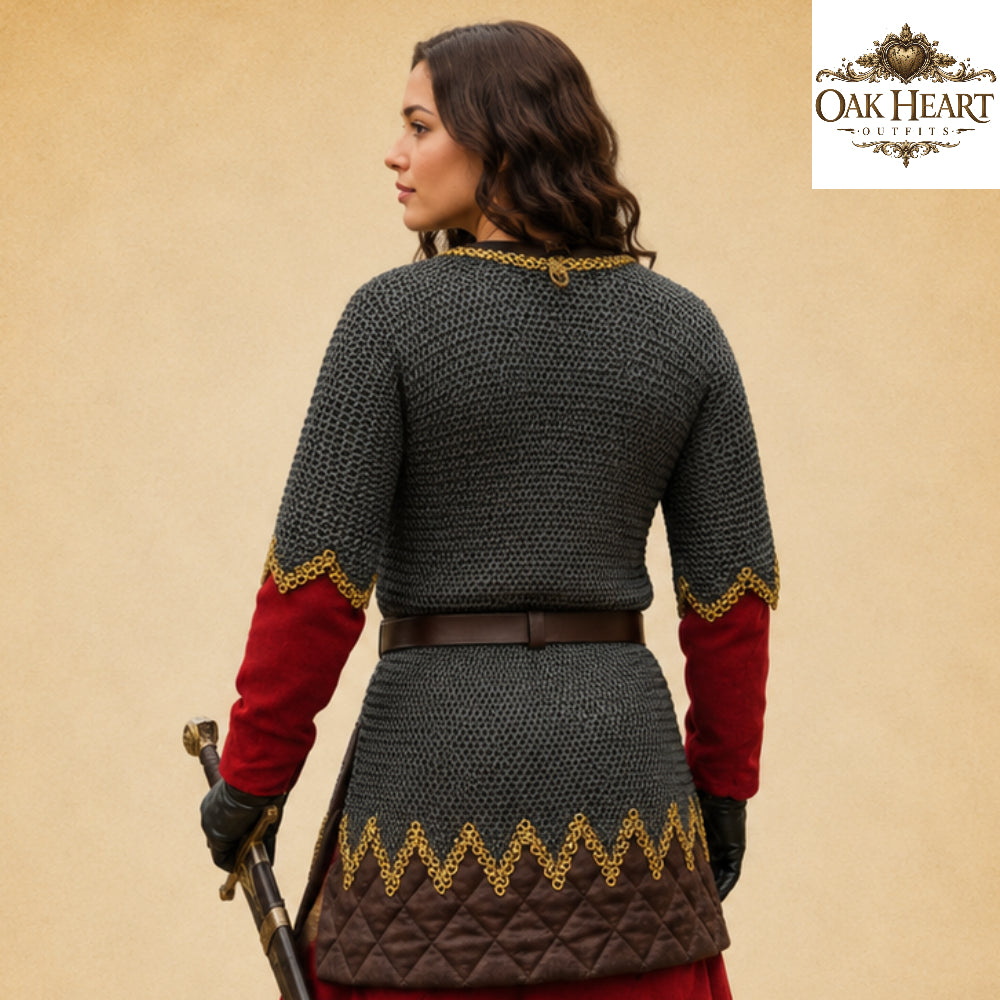 9mm Flat Ring Chainmail Shirt – Viking & Knight Costume Armor