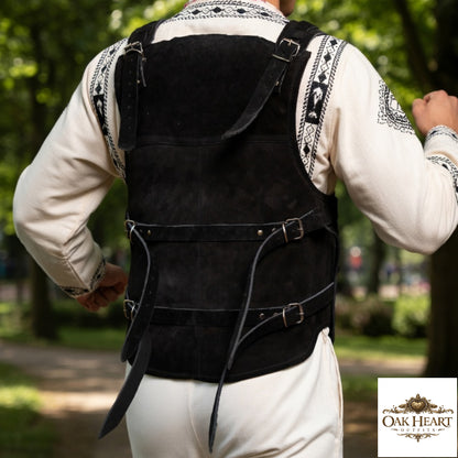 Medieval Mercenary Leather Body Armor – LARP Ren Faire Costume