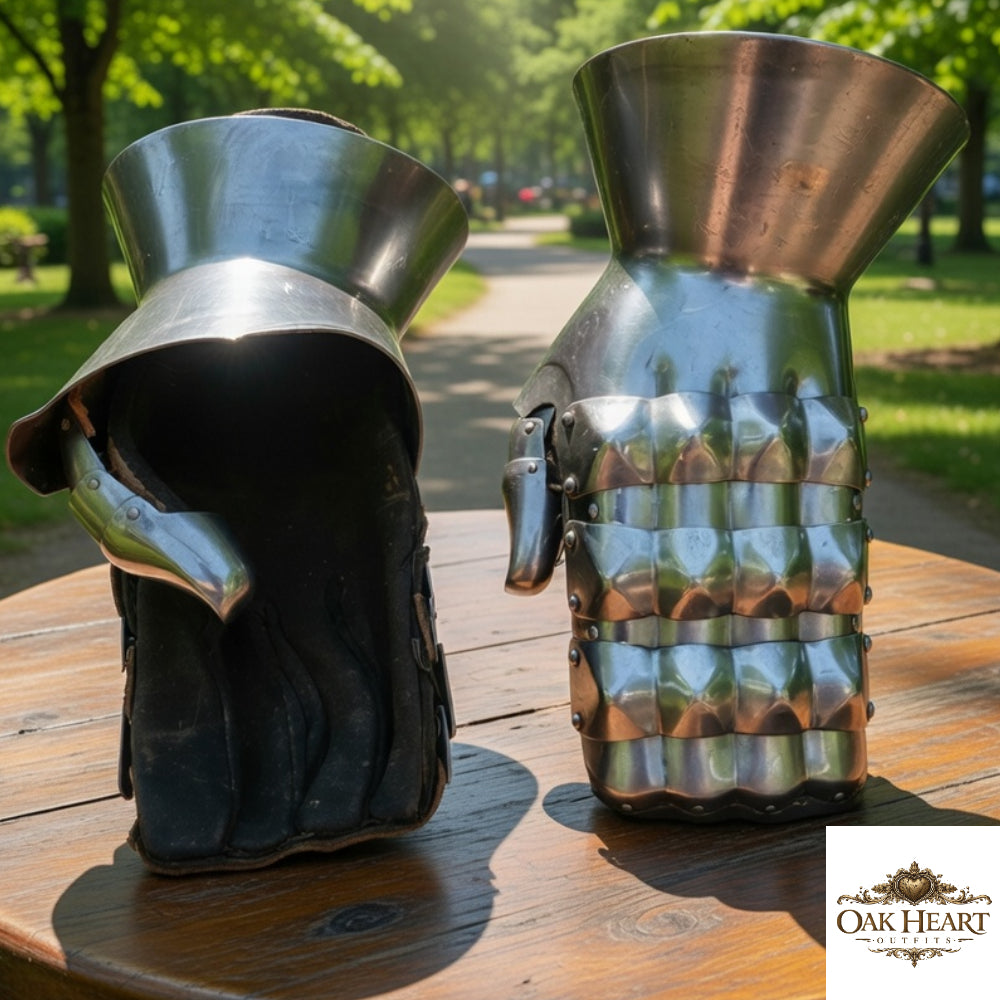 Medieval Mild Steel Gauntlets | Knight Armor Gloves