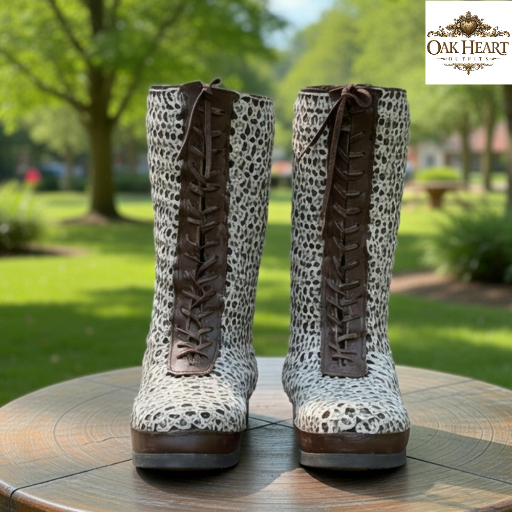 Medieval Leather Boots with Chainmail | Viking Armor Footwear for LARP & Reenactment