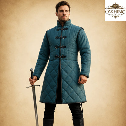 Medieval Ren Faire Cotton Padded Gambeson Jacket