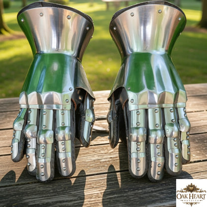 Hourglass Gauntlets – Medieval Knight Armor