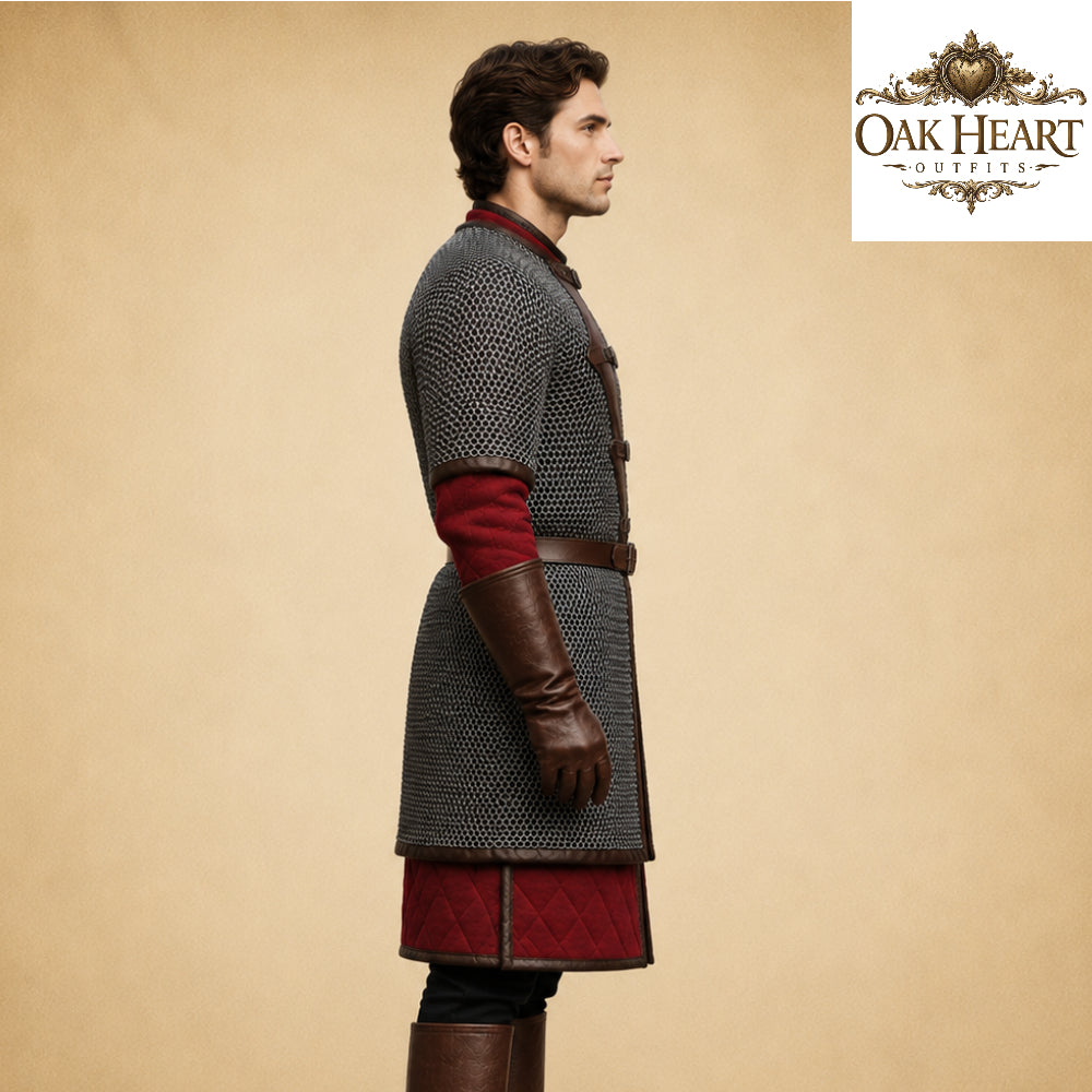 Ren Faire Chainmail Shirt – 8mm Flat Riveted Armor
