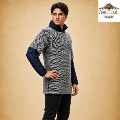 Medieval Chainmail Hauberk – Handmade Butted Ring Armor Shirt