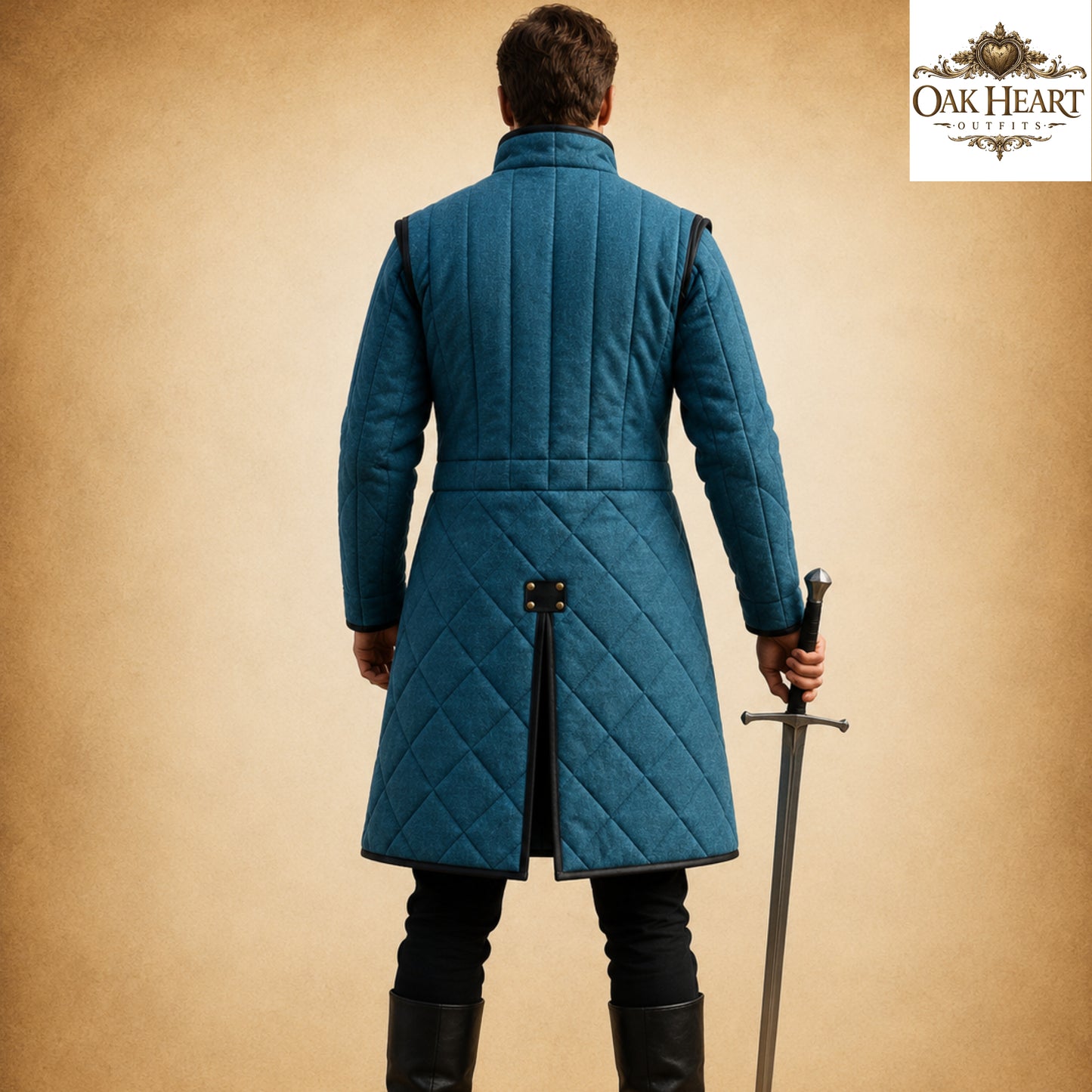 Medieval Ren Faire Cotton Padded Gambeson Jacket