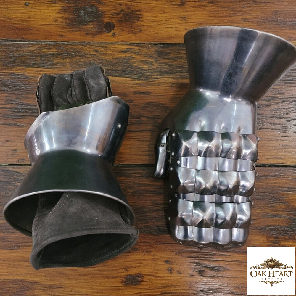 Medieval Mild Steel Gauntlets | Knight Armor Gloves
