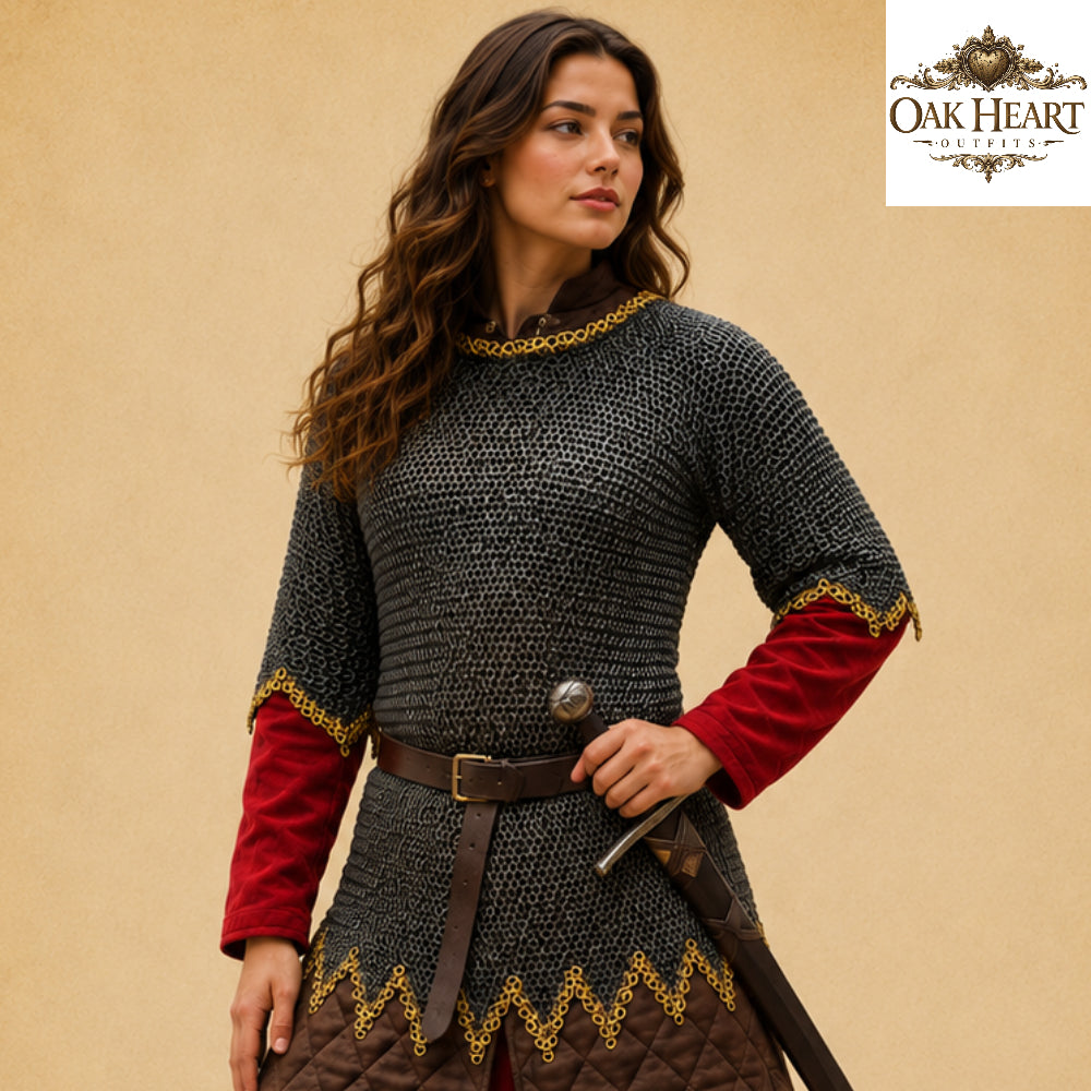 9mm Flat Ring Chainmail Shirt – Viking & Knight Costume Armor