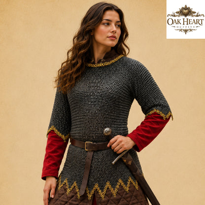 9mm Flat Ring Chainmail Shirt – Viking & Knight Costume Armor