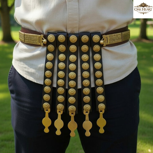 Roman Legionary Cingulum Belt – Leather Ren Faire Accessory