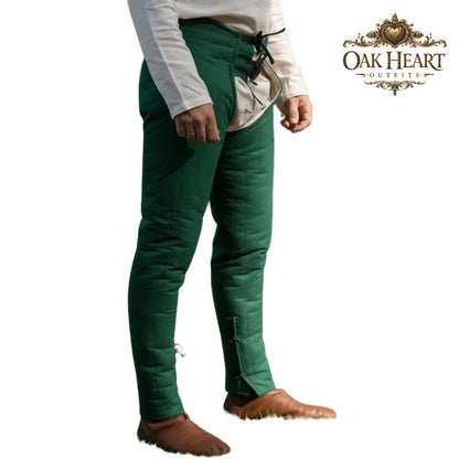 Medieval Leggings – Cotton Chausses for SCA Armor, Gambeson & Maille Hauberk
