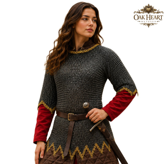 9mm Flat Ring Chainmail Shirt – Viking & Knight Costume Armor