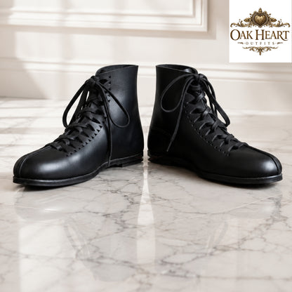 Vindolanda Boots Handmade Leather Viking Shoes, Medieval Ankle Boots for LARP, SCA, Roman Reenactment & Ren Faire