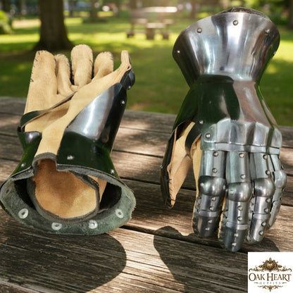Hourglass Gauntlets – Medieval Knight Armor