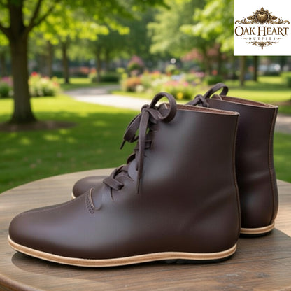 Roman Leather Boots Handmade | Historical LARP Cosplay Renaissance Footwear