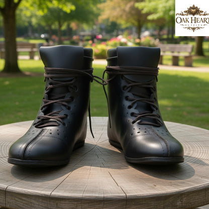 Roman Vindolanda Boots Leather | Historical LARP Renfaire Costume Footwear