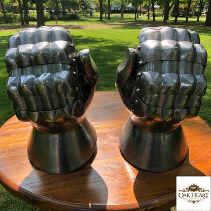 Medieval Mild Steel Gauntlets | Knight Armor Gloves