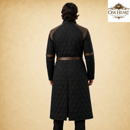 Medieval Gambeson Padded Armor – Quilted Cotton Aketon for LARP & SCA