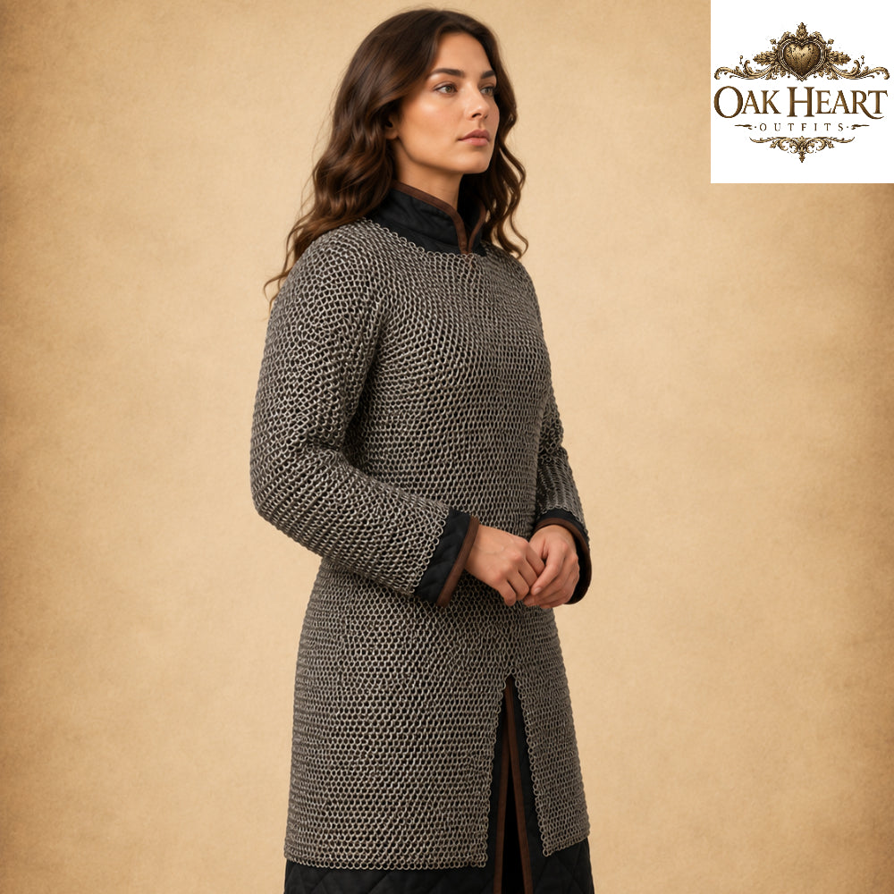 Chainmail Shirt – 9mm Round Riveted With Washers Medieval Armor