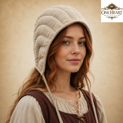 Medieval Padded Arming Cap for Armor & Ren Faire