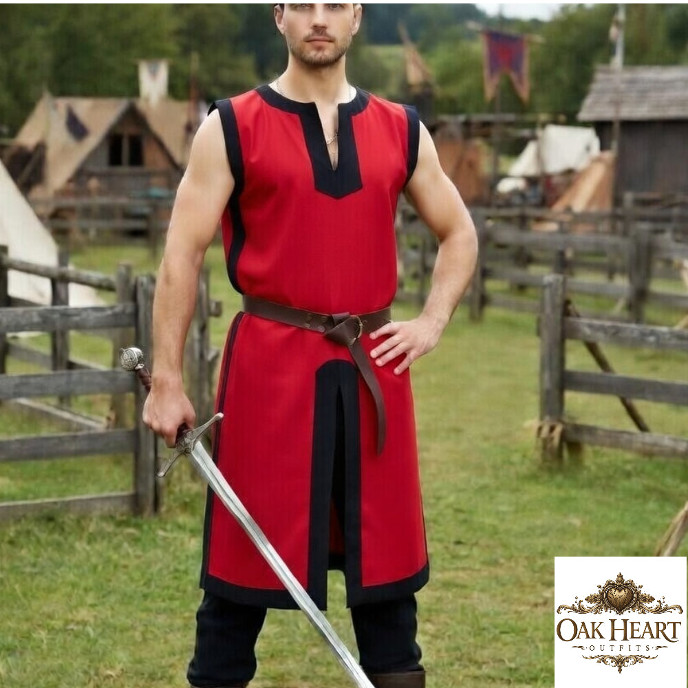 Medieval Knight Tabard Surcoat – Renaissance Faire Tunic for LARP & Cosplay