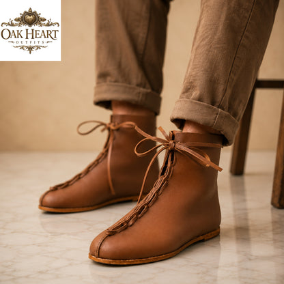 Vindolanda Leather Boots | Roman Auxiliary Shoes 3rd–4th Century Historical Reenactment Footwear