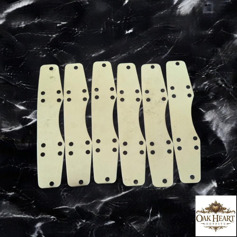 Lombardic Steel Lamellar Tassets – Type 9 Scale Armor Plates for LARP