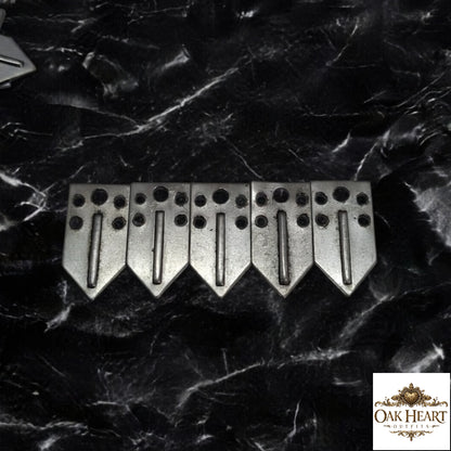 Steel Lamellar Scales – 13x25mm Armor Plates for DIY & Repair