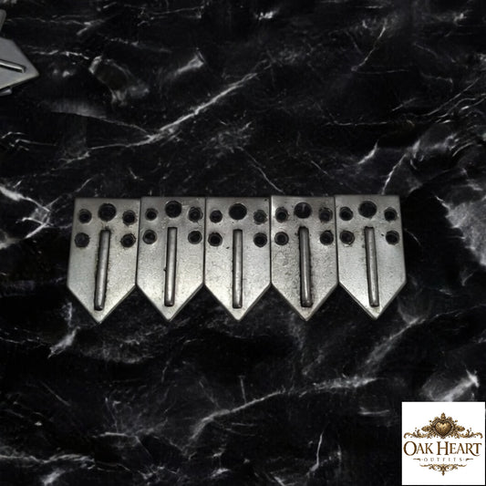 Steel Lamellar Scales – 13x25mm Armor Plates for DIY & Repair