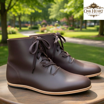 Roman Leather Boots Handmade | Historical LARP Cosplay Renaissance Footwear