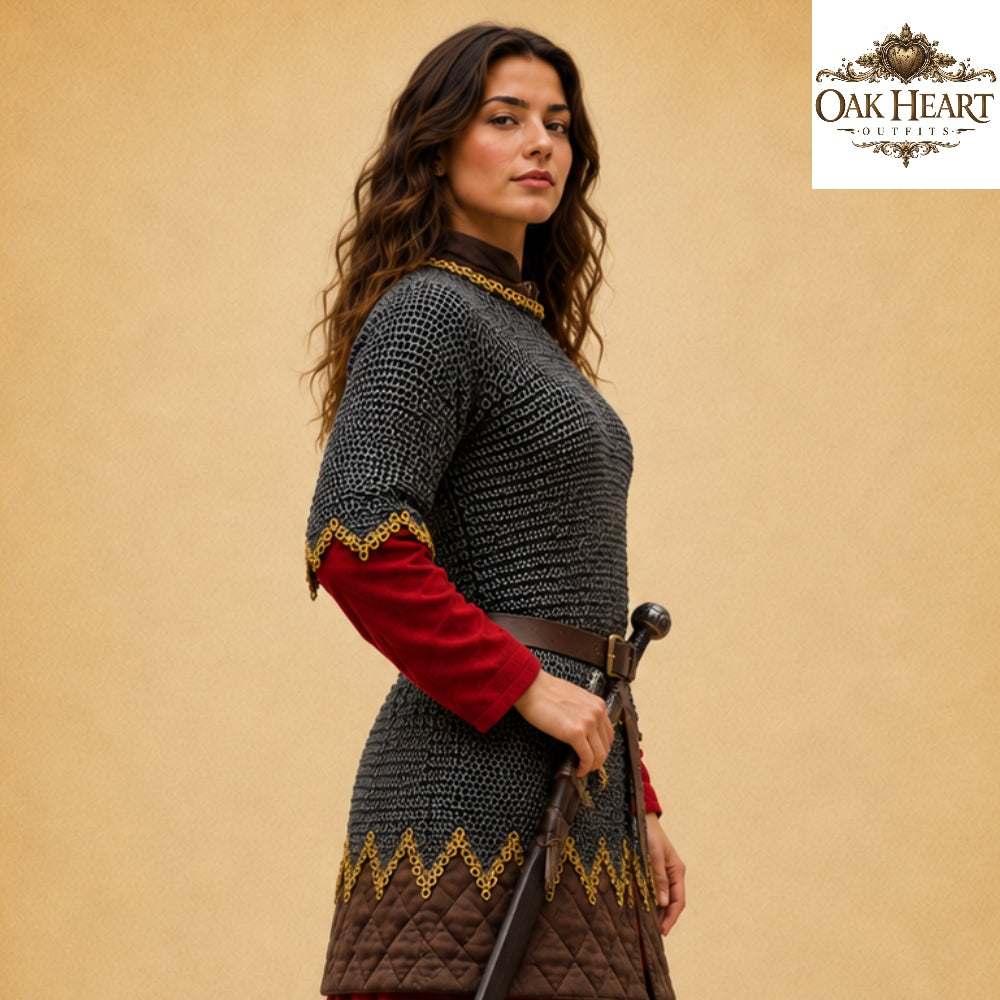 9mm Flat Ring Chainmail Shirt – Viking & Knight Costume Armor