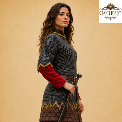 9mm Flat Ring Chainmail Shirt – Viking & Knight Costume Armor