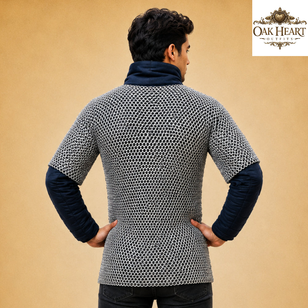 Medieval Chainmail Hauberk – Handmade Butted Ring Armor Shirt