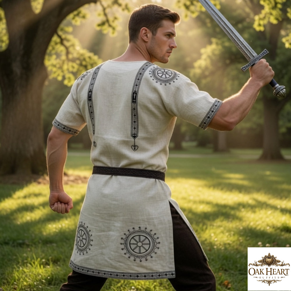 Roman Tunic Manicata – Medieval Roman Costume, Roman Dress, Historical Clothing