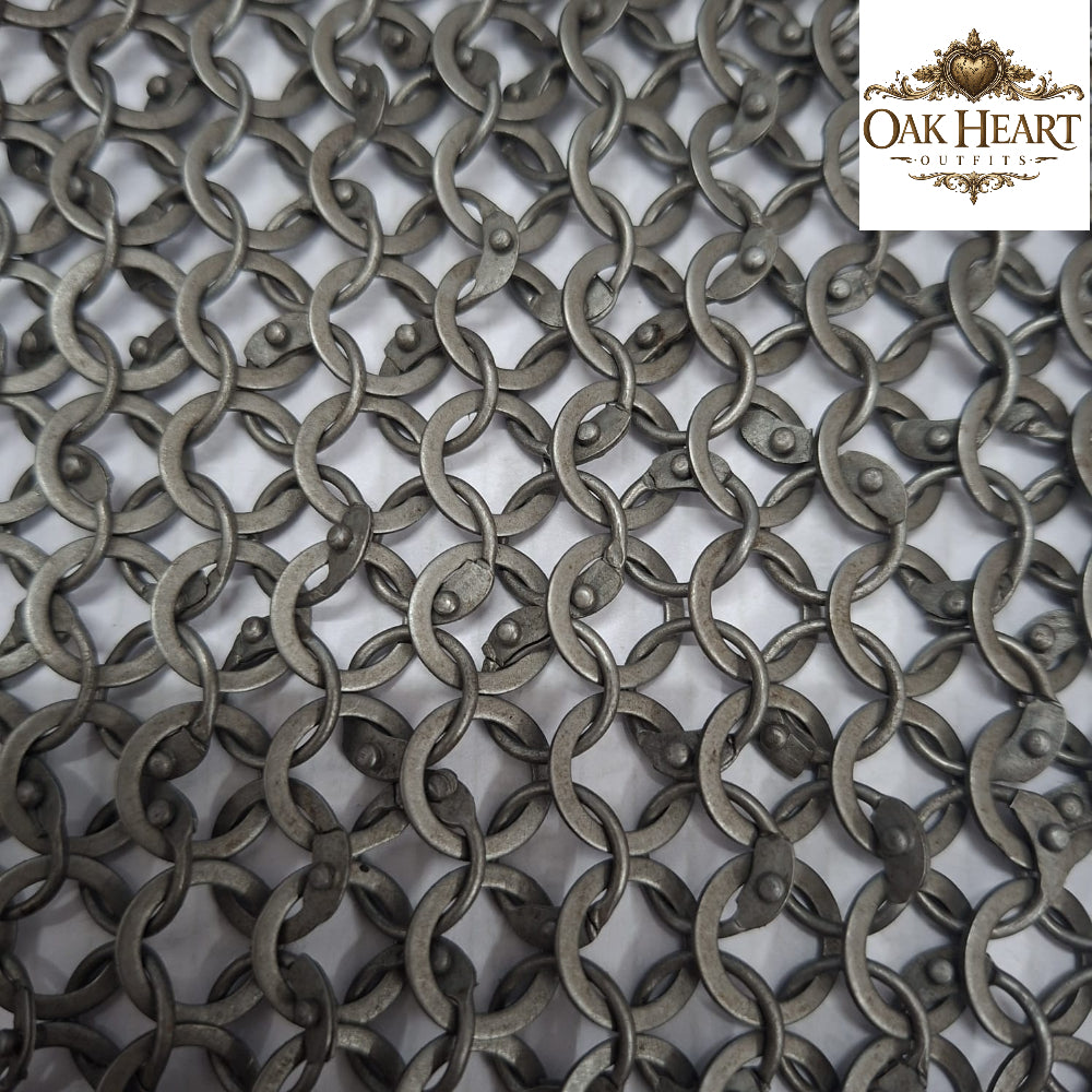 Chainmail Hauberk – 9mm Round Riveted Rings with Washers | Medieval LARP Armor
