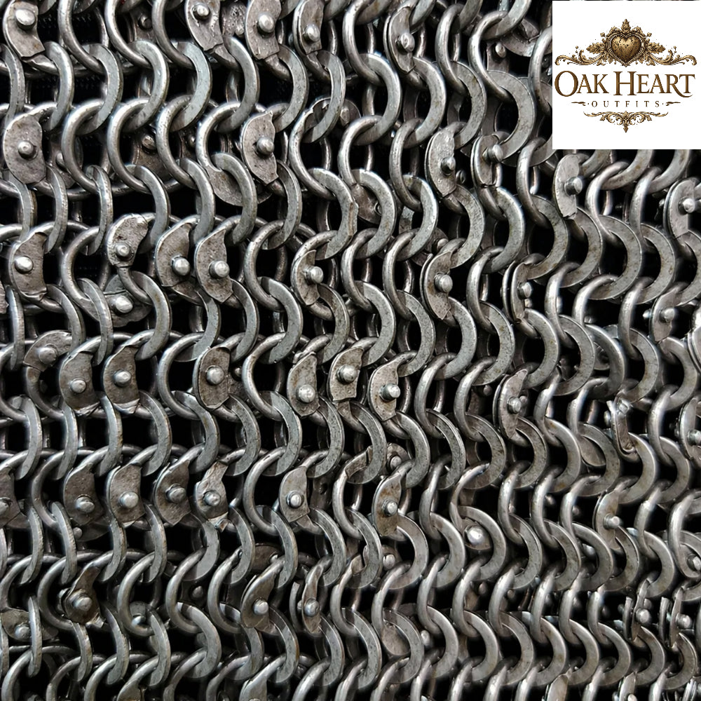 Roman Lorica Hamata Chainmail Shirt, 6mm Round Riveted Rings, Historical Armor for LARP