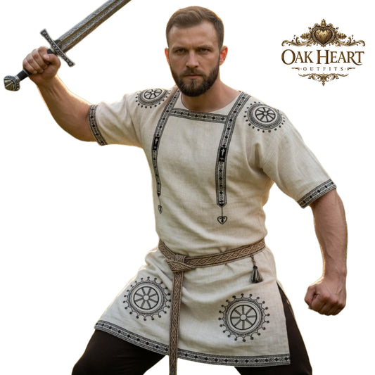 Roman Tunic Manicata – Medieval Roman Costume, Roman Dress, Historical Clothing