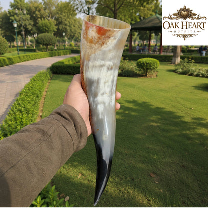 Viking Mead Horn – Wolf Viking Mead Horn – Wolf Engraved Celtic Knotwork Drinking HornEngraved Celtic Knotwork Drinking Horn