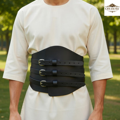 Leather Arming Belt | Medieval Knight Costume