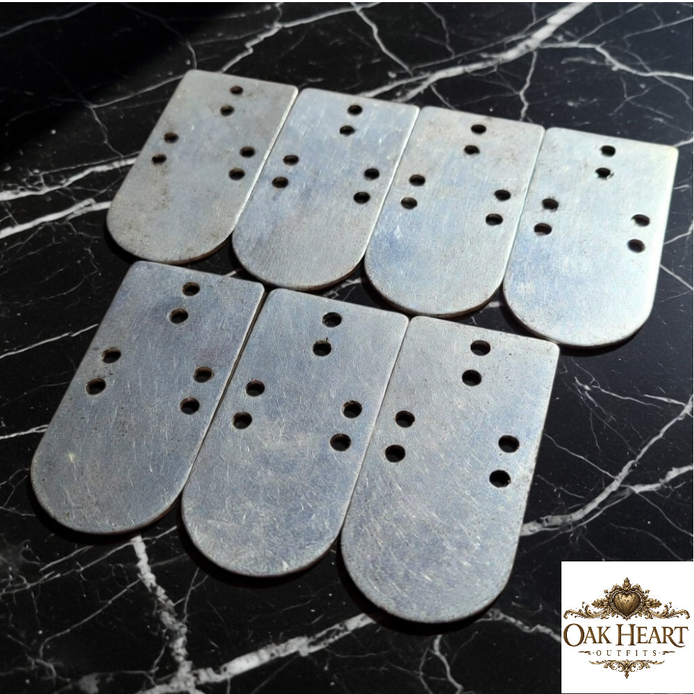 Aluminum Lamellar Plates Type 16 – Tombstone Style Armor for Reenactment