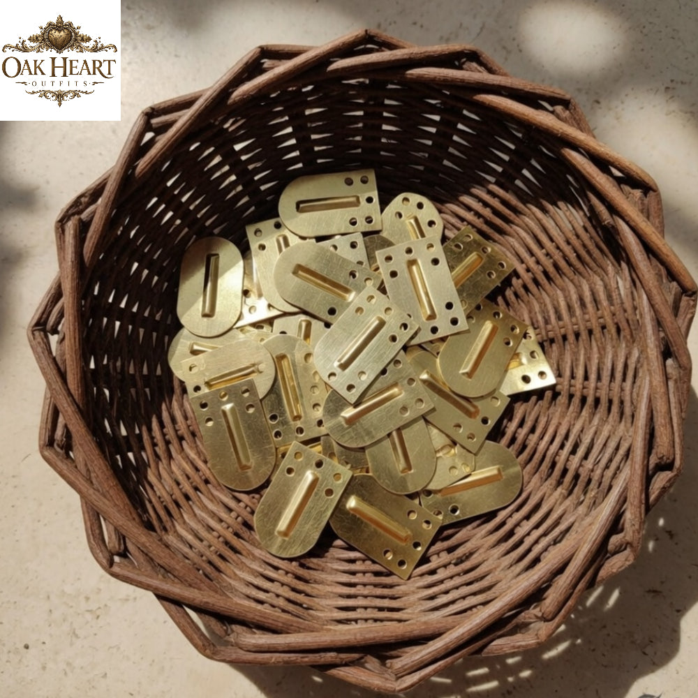 Roman Brass Armor Scales – 35x25mm Lorica Squamata for Reenactment