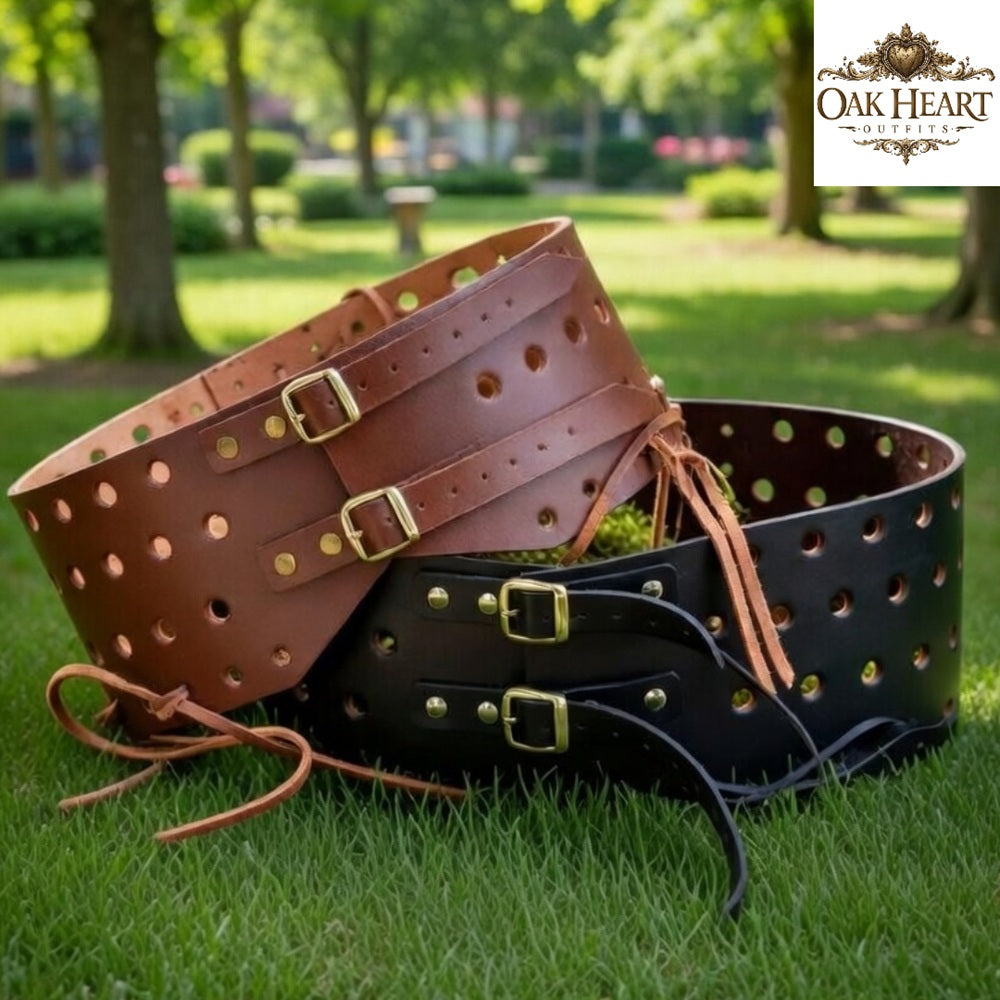 Medieval Leather Belt for Padded Chausses – Ren Faire & HMB Gear