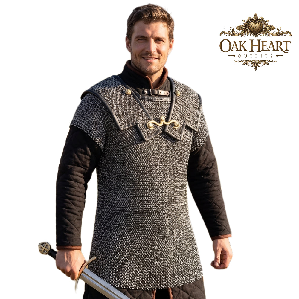Roman Lorica Hamata Chainmail Shirt – 18 Gauge MS, 6MM Riveted Rings Armor