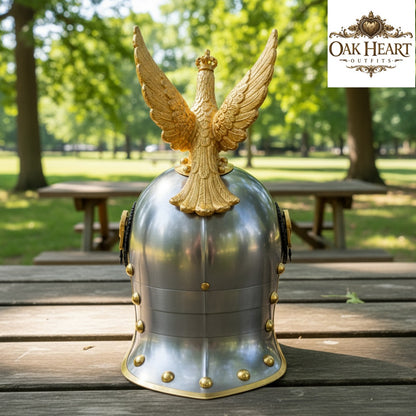 Medieval Kettle Hat Helmet 18 Gauge Steel – Authentic Wearable Knight Armor Display Piece