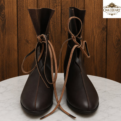 Medieval Oseberg Leather Boots – Viking Reenactment Footwear