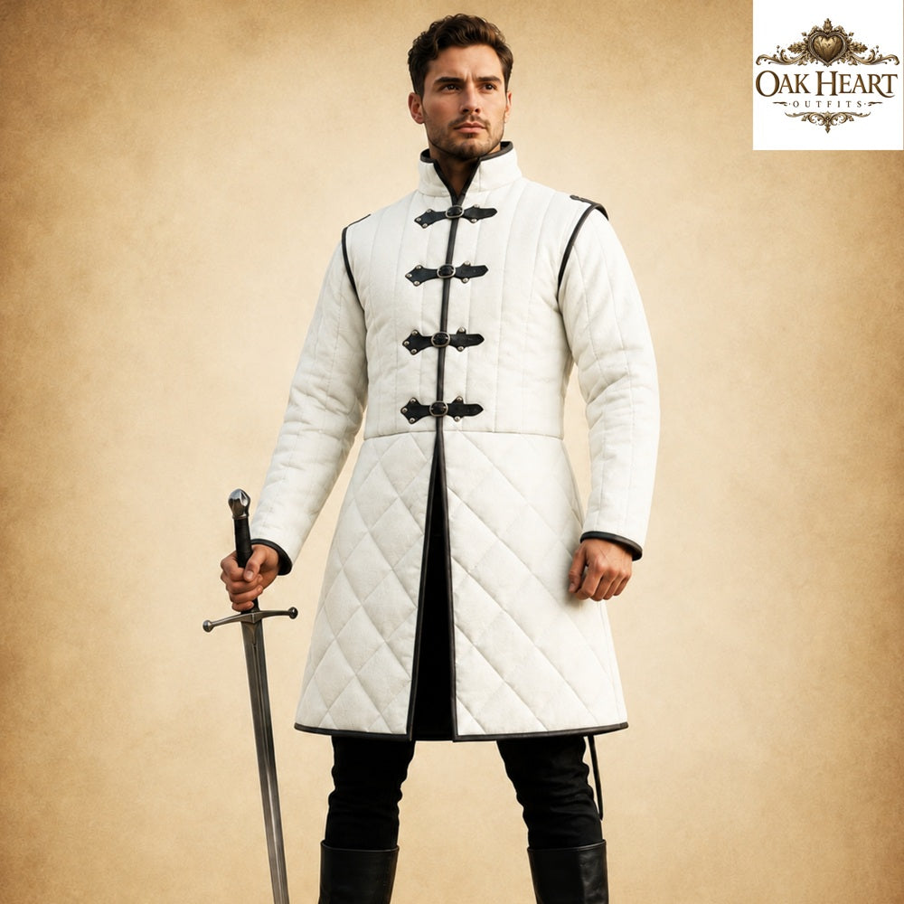 Medieval Ren Faire Cotton Padded Gambeson Jacket