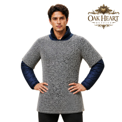 Medieval Chainmail Hauberk – Handmade Butted Ring Armor Shirt