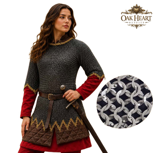 9mm Flat Ring Chainmail Shirt – Viking & Knight Costume Armor
