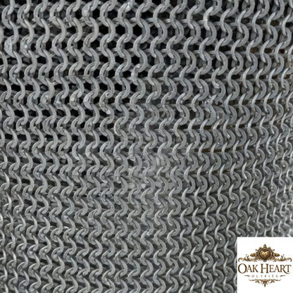 Aluminum Chainmail Shirt: 16 Gauge 10mm Flat Riveted Medieval Armor
